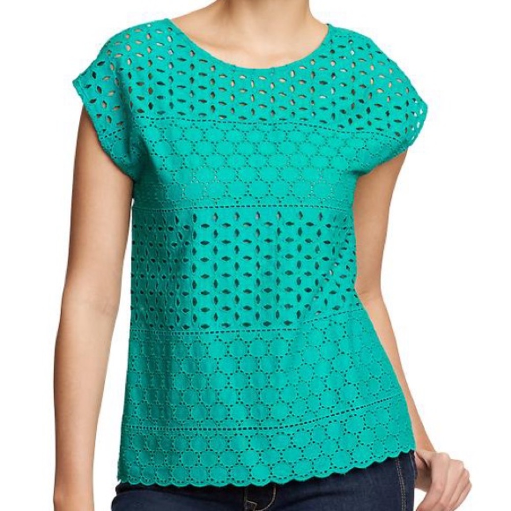 Turquoise blouse